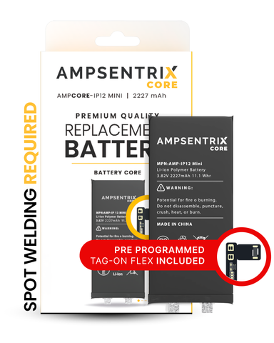 Batería Para iPhone 12 Mini con Tag On (Requiere Soldadura)  (AmpSentrix Core)