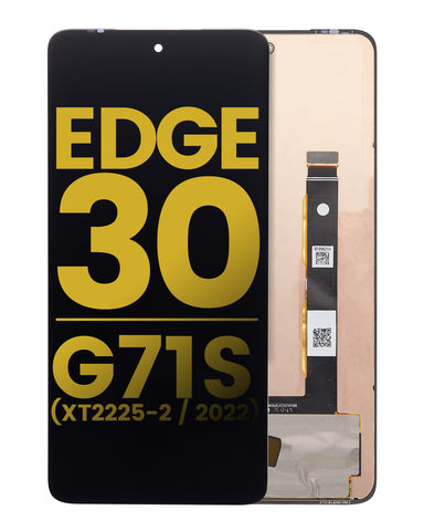 Pantalla Oled Para Motorola Edge 30 (XT2063) (XT2203-1 / 2022) Moto G71S (XT2225-2 / 2022) (Reconstruida) (Negro)