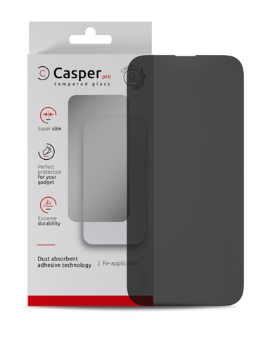 Mica Templada Casper Pro Para iPhone 15 Pro (Empaque Individual)