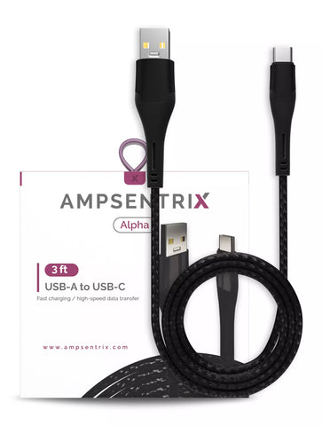 Cable de Carga Rápida Tipo-C (AmpSentrix)