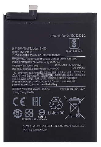 Batería Para Xiaomi Redmi Note 9 Pro / Note 9S / Note 10X 4G (BN53)