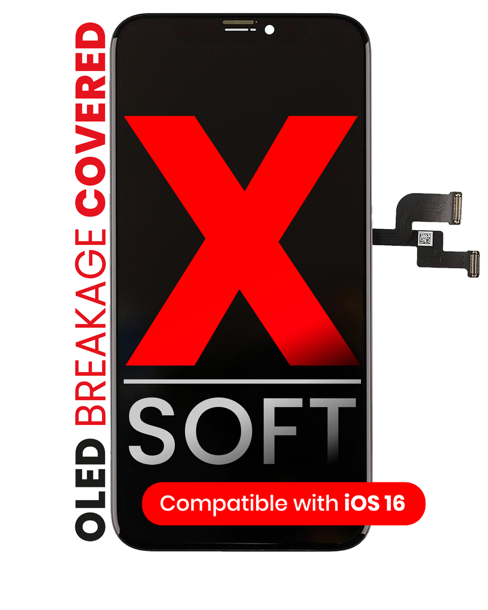 Pantalla OLED Para iPhone X (Calidad Aftermarket Pro XO7 / Soft) (Negr –  MobileSentrix México