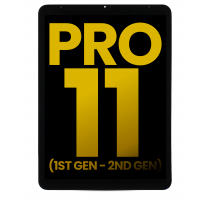 Ensamble de Digitalizador y LCD Para iPad Pro 11 (1ra Gen / 2018) (2nd Gen / 2020) (Reconstruida) (Negro)