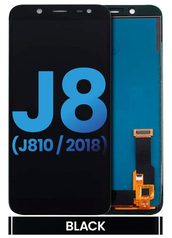 Pantalla LCD Para Samsung Galaxy J8 (J810F / 2018) (Negro)