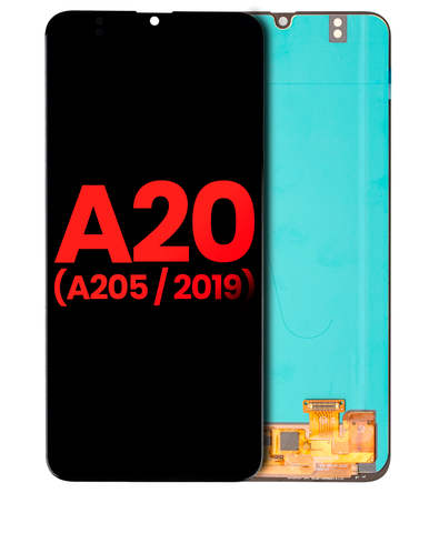 Pantalla OLED Para Samsung Galaxy A20 (A205 / 2019) (AM Plus) (Negro)