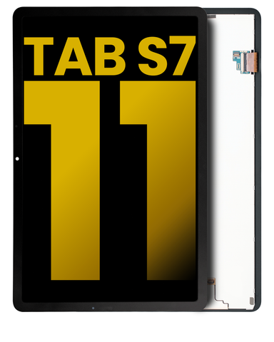 Ensamble de Digitalizador y LCD Para Samsung Galaxy Tab S7 11" (T870 / T875 / T876) (Reconstruida) (Negro)