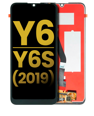 Pantalla LCD Para Huawei Y6 (MRD-LX3 / 2019) / Y6S (JAT-LX3 / 2019) (Negro)