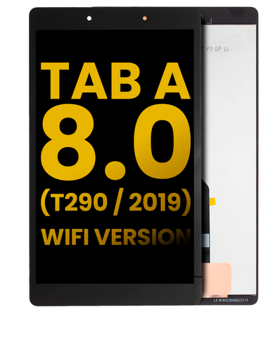 Ensamble de Digitalizador y LCD Para Samsung Galaxy Tab A 8.0  (2019) (T290) Versión Wifi (Reconstruida) (Negro)