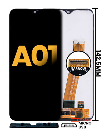 Pantalla LCD Para Samsung Galaxy A01 (A015 / 2020) (Reconstruida) (Versión Internacional) (Negro)
