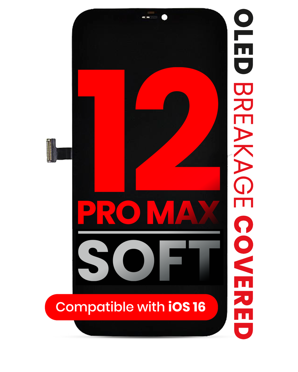 Pantalla OLED Para iPhone 12 Pro Max (Calidad Aftermarket Pro XO7 Sof