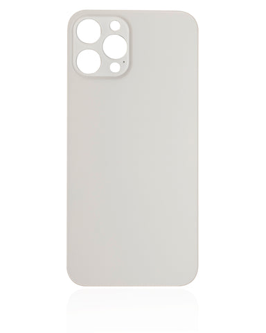 Tapa Trasera para iPhone 12 Pro Max (Orificio de Camara Grande) (Plateado)