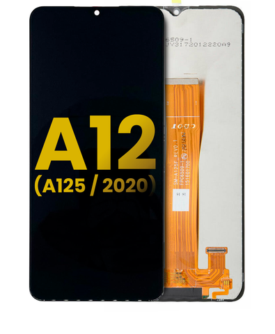 Pantalla LCD Para Samsung Galaxy A12 (A125 / 2020) / A12 Nacho (A127 / 2021) (Negro)