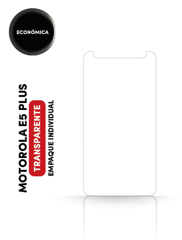 Mica Templada Económica Para Motorola Moto E5 Plus