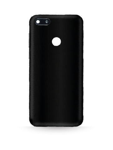Tapa Trasera Para Motorola Moto E6 Play (Negro)