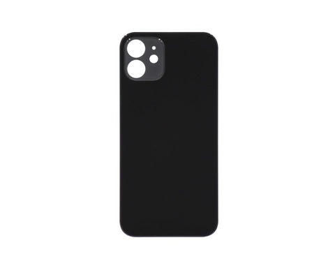 Tapa Trasera para iPhone 12 Mini (Orificio de Camara Grande) (Negro)