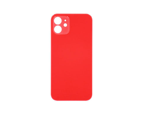 Tapa Trasera para iPhone 12 Mini (Orificio de Camara Grande) (Rojo)