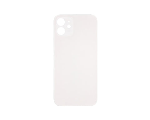 Tapa Trasera para iPhone 12 Mini (Orificio de Camara Grande) (Blanco)