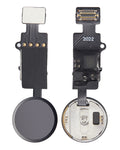 Flexible de Botón de Inicio Para iPhone 7 / 8 / 7 Plus / 8 Plus / SE (2020 / 2022) (Negro Jet / Mate) (JC / Version 8.1) (Funciona Como Botón)