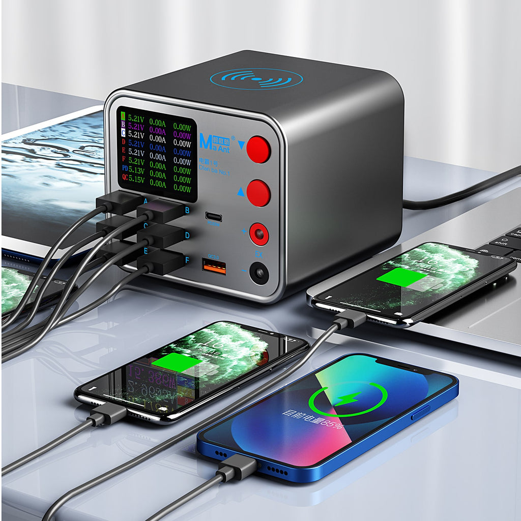 Multicargador USB 8 Puertos Con Cargador Inalambrico y Fuente de Alime –  MobileSentrix México