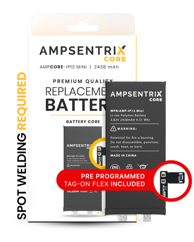 Batería Para iPhone 13 Mini con Tag On (Requiere Soldadura) (AmpSentrix Core)