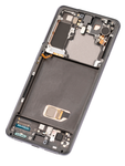 Pantalla OLED con Marco Para Samsung Galaxy S21 5G (G991 / 2021) (Reconstruida) Gris