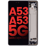Pantalla OLED Con Marco Para Samsung Galaxy A53 4G / A53 5G  (A535 / A536 / 2022) (AM Plus) ((Negro)