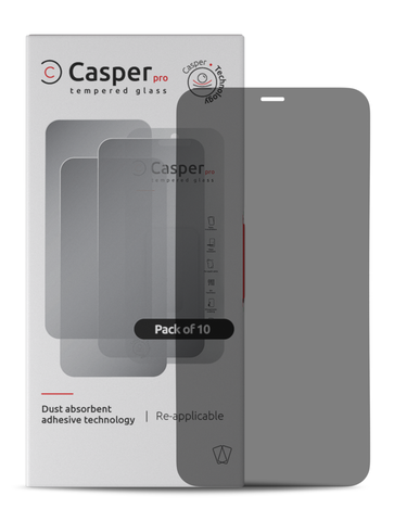 Mica Templada Casper Pro Para iPhone 12 Pro Max (Paquete de 10)