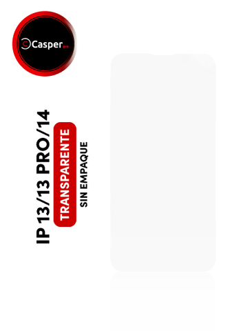 Mica Templada Casper Pro Para iPhone 13 / 13 Pro / 14 (Sin Empaque)