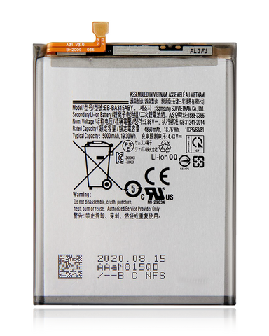 Bateria Para Samsung Galaxy A31 (A315 / 2020) A32 4G (A325 / 2021) A22 4G (A225 / 2021) (EB-BA315ABY)