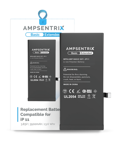 Batería de Capacidad Extendida Para iPhone 11 (AmpSentrix Basic Extended)