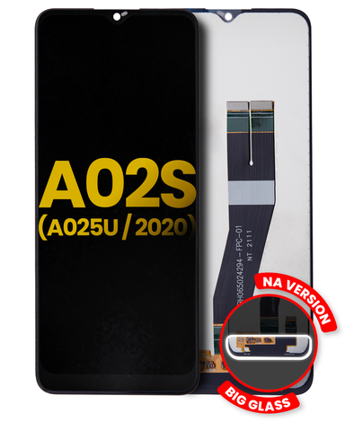 Pantalla LCD Para Samsung Galaxy A02S (A025U / 2020) (Versión Norte America) (Negro)