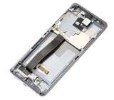 Pantalla OLED con Marco Para Samsung Galaxy S20 Ultra 5G (G988 / 2020) (Reconstruida) (Gris)