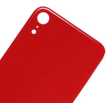 Tapa Trasera para iPhone XR (Orificio de Camara Grande) (Rojo)