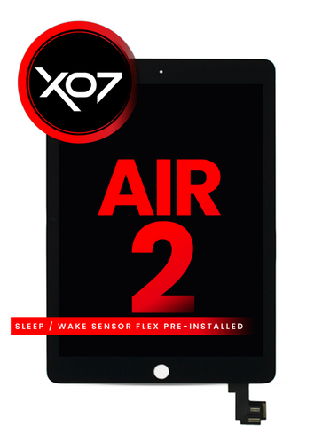 Ensamble de Digitalizador y LCD Para iPad Air 2 (Calidad Aftermarket Pro, XO7) (Negro)