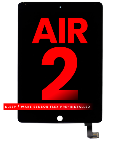Ensamble de Digitalizador y LCD Para iPad Air 2 (Calidad Aftermarket Plus) (Negro)