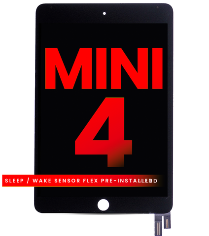 Ensamble de Digitalizador y LCD Para iPad Mini 4 (Calidad Aftermarket Plus) (Negro)