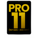 Ensamble de Digitalizador y LCD Para iPad Pro 11 (1ra Gen / 2018) (2nd Gen / 2020) (Reconstruida) (Negro)