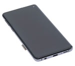 Pantalla OLED Con Marco Para Samsung Galaxy S10 (G973 / 2019) (Reconstruida) (Negro)