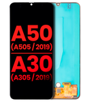 Pantalla OLED Para Samsung Galaxy A50 (A505 / 2019) / A30 (A305 / 2019) (AM Plus) (Negro)