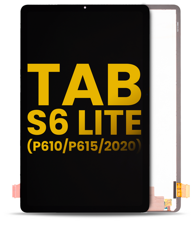 Ensamble de Digitalizador y LCD Para Samsung Galaxy Tab S6 Lite 10.4" (2020 ) (P610 / P615) (Reconstruida) (Negro)
