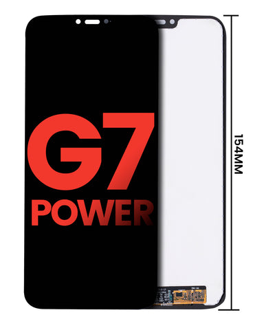 Pantalla LCD Para Motorola G7 Power (XT1955 / 2019) (Versión Internacional ) (154 mm) (Negro)