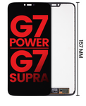 Pantalla LCD Para Motorola G7 Power (XT1955 / 2019) / G7 Supra (XT1955-5/6DL / 2019) (Versión Norte America) (157 mm) (Negro)