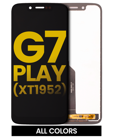 Pantalla LCD Para Motorola G7 Play (XT1952 / 2019) (Negro)