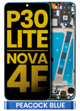 Pantalla LCD Con Marco Para Huawei P30 Lite 4G RAM (MAR-LX1M / 2019) (Azul)
