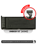 Batería (A1331) Para MacBook Pro Unibody 13" (A1342 / Late 2009 / MID 2010)