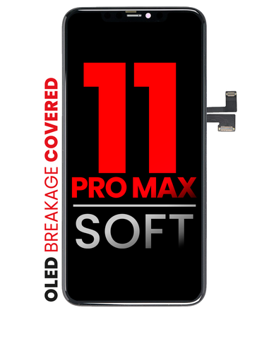 Pantalla OLED Para iPhone 11 Pro Max (Calidad Aftermarket XO7 / Soft) (Negro)