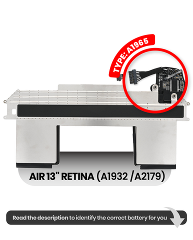 Batería (A1965) Para MacBook Air 13" Retina (A1932 Late 2018 / 2019 / A2179 Early 2020)