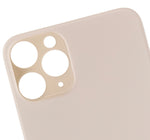 Tapa Trasera para iPhone 11 Pro (Orificio de Camara Grande) (Dorado)