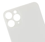 Tapa Trasera para iPhone 11 Pro (Orificio de Camara Grande) (Plateado)