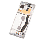 Pantalla OLED Con Marco Para Samsung Galaxy S10 Lite (G770F / 2020) (Reconstruida) (Blanco)